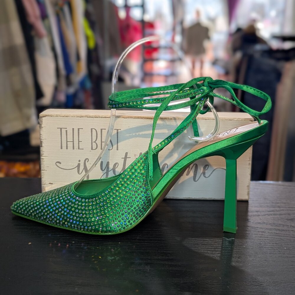 INC International Concepts Sandaze Embellished Pumps
